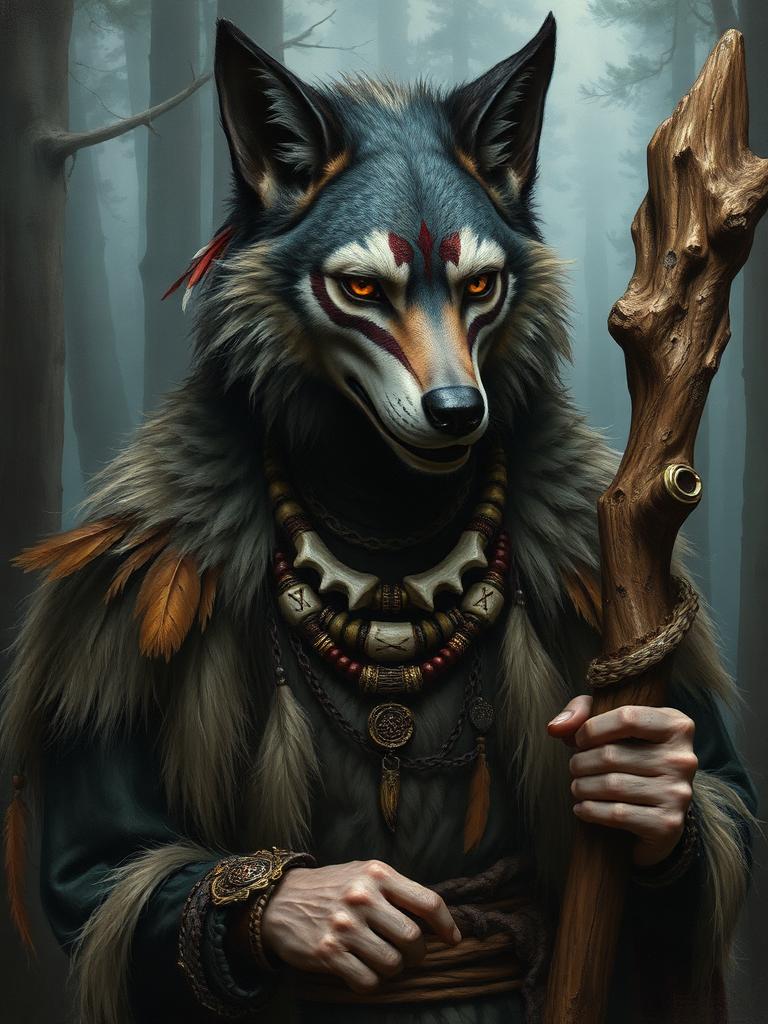 Vurr-Khai, the Mooncalled — Beastfolk Shamans of Brael